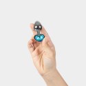BLUE HEART METAL BUTT PLUG S Secret Play