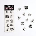 SET of 10 TEMPORARY TATTOOS - KINKY COLLECTION Secret Play