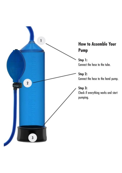 Starter Penis Pump Blue Hidden Desire