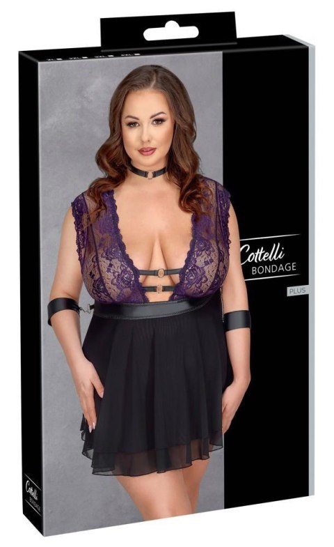 Babydoll Bond. 2XL Cottelli BONDAGE