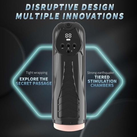 LUXURY Masturbator, PREMIUM RECHARGEABLE MULTIFUNCTIONS 04 B - Series Power