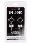 4-Point Nipple Press W Bells Metal CalExotics