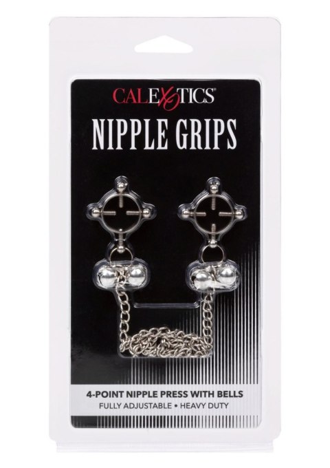 4-Point Nipple Press W Bells Metal CalExotics