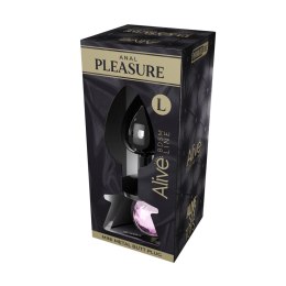 Mini Metal Butt Plug L pink Alive