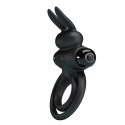 PRETTY LOVE - VIBRANT PENIS RING III Black Pretty Love
