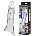 Pretty Love Penis Sleeve 8.7" Extender - Clear Pretty Love