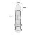 Pretty Love Penis Sleeve 8.7" Extender - Clear Pretty Love