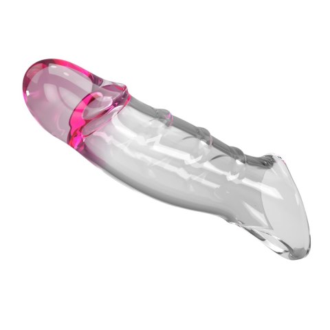 Pretty Love Penis Sleeve - Damell Clear Pink Pretty Love