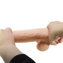 BAILE - Sliding Skin 8,5'' Flesh Vibration Bendable Suction base TPR ABS BAILE