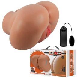 LUNA, Double-entry masturbator's realistic vagina or anus Crazy Bull