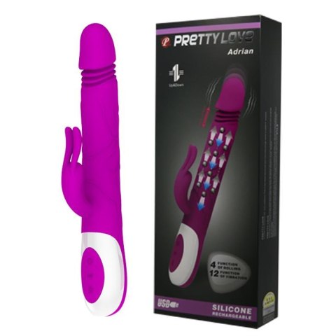 PRETTY LOVE - ADRIAN USB 4 rot; 12 vibration Pretty Love