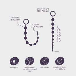10 BEAD ANAL CHAIN CRUSHIOUS PINK Crushious