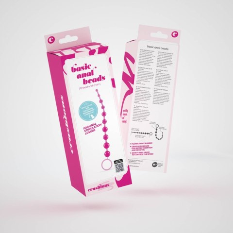 10 BEAD ANAL CHAIN CRUSHIOUS PINK Crushious