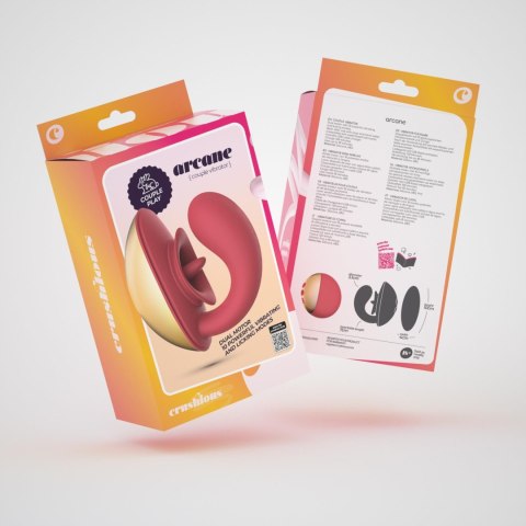 CRUSHIOUS ARCANE RECHARGEABLE STIMULATOR FOR COUPLES Crushious