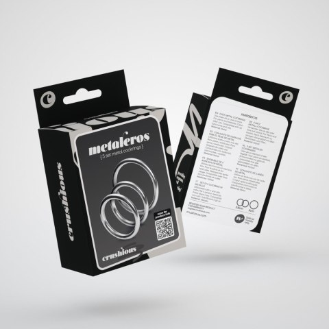 CRUSHIOUS METALEROS 3 METAL COCKRING SET Crushious