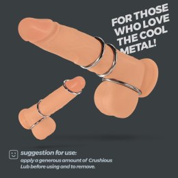 CRUSHIOUS METALEROS 3 METAL COCKRING SET Crushious