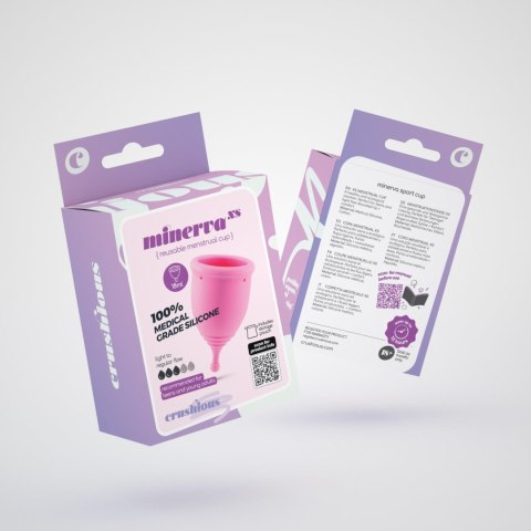 CRUSHIOUS MINERVA XS MENSTRUAL CUP WITH POUCH Crushious