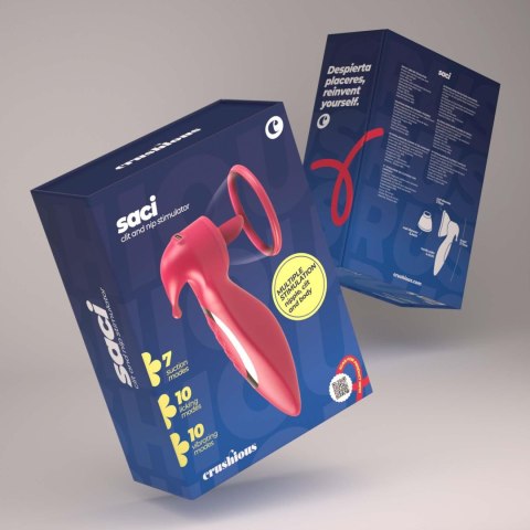CRUSHIOUS SACI CLITORAL AND NIPPLE STIMULATOR WITH SUCTION Crushious