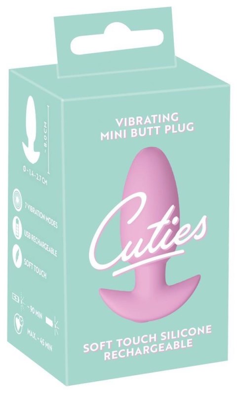 Cuties Vibrating Plug Rose Cuties