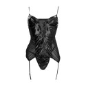 Police Costume - S/M - Black S-Line