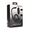 Remote Control Vibrating Silicone Tri O Cockring with Prostate Stimulator - Black Levelz