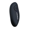 Remote Control Vibrating Silicone Tri O Cockring with Prostate Stimulator - Black Levelz