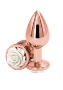 Rose Buttplug Medium White NS Novelties