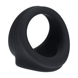 Silicone Cock and Ball Harness - Black Levelz