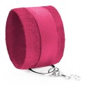 TOUGH LOVE VELCRO HANDCUFFS WITH EXTRA 40CM CHAIN CRUSHIOUS PINK Crushious