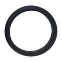 Wide O Silicone Cockring - XXL - 55mm - Black Levelz