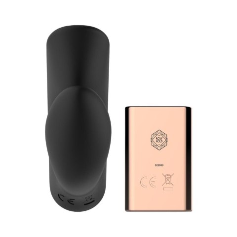 Rosy Gold - Wearable Vibrator with Luxury Charging Case - Black Rosy Gold