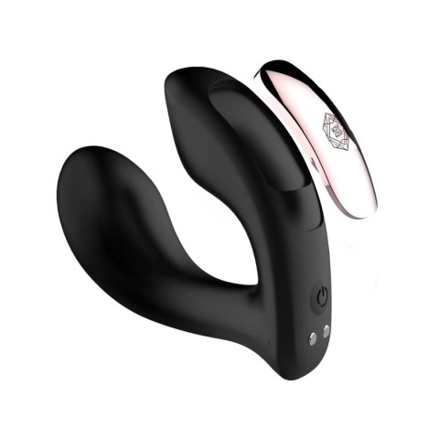Rosy Gold - Wearable Vibrator with Luxury Charging Case - Black Rosy Gold