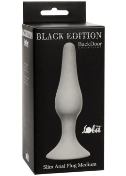 Plug-Slim Anal Plug Medium Grey Lola Toys
