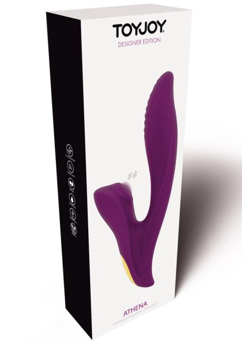 Athena Tapping Sensation Vibe Purple ToyJoy Designer Edition
