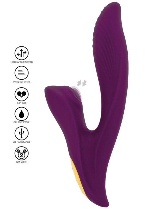 Athena Tapping Sensation Vibe Purple ToyJoy Designer Edition