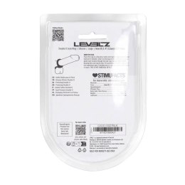 Double O Silicone Cockring - L - Black Levelz by Shots