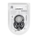 Liquid Silicone Triple Weighted Ball Cockring - Black Levelz by Shots