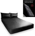 Power Escorts - BR190 - Kinky Bed Sheet Black - 160 x 227 CM Power Escorts
