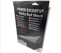 Power Escorts - BR190 - Kinky Bed Sheet Black - 160 x 227 CM Power Escorts