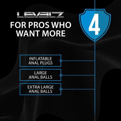 Silicone Waterdrop Anal Balls - XL - 50mm - Black Levelz by Shots