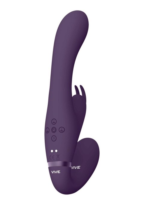 Wibrator Strap on Suki Purple Vive