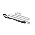 Metal and leather chain leash Fantasy