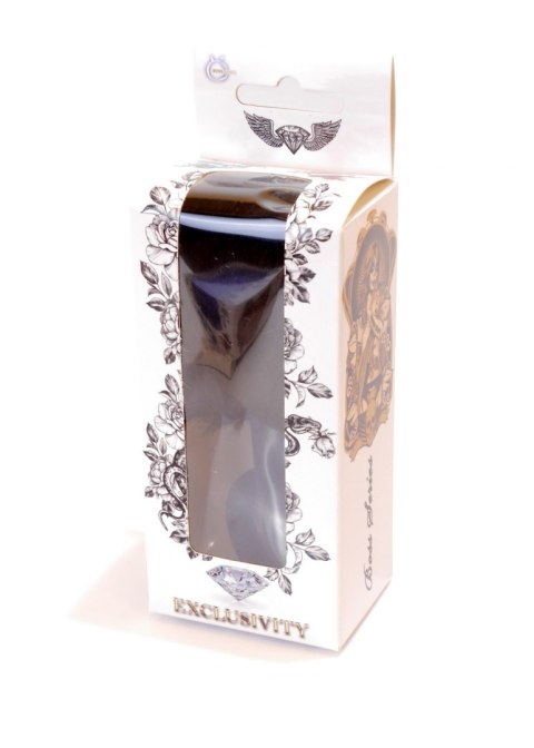 Ogonek króliczy korek analny plug ozdobny mały 6cm czarny Boss Series HeavyFun