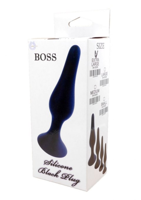 Plug analny korek zatyczka silikon przyssawka 10cm Boss Series HeavyFun