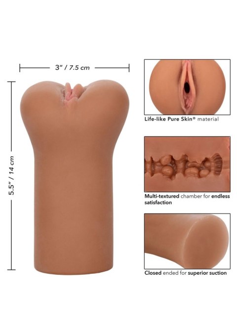 Boundless Vulva Caramel skin tone CalExotics