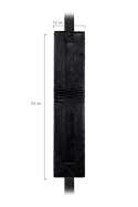 Anonymo Sex swing, Velour, black Anonymo by TOYFA