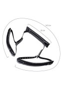 Anonymo fixing sling, PU leather, black, 145 cm Anonymo by TOYFA
