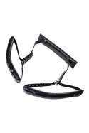 Anonymo fixing sling, PU leather, black, 145 cm Anonymo by TOYFA