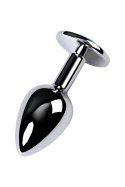 Silver anal plug TOYFA Metal,with a Topaz color gem Metal by TOYFA