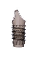 ToyFa XLover, Penis sleeve, for enlargement, TPE, transparent black, 10,5 cm XLover by TOYFA